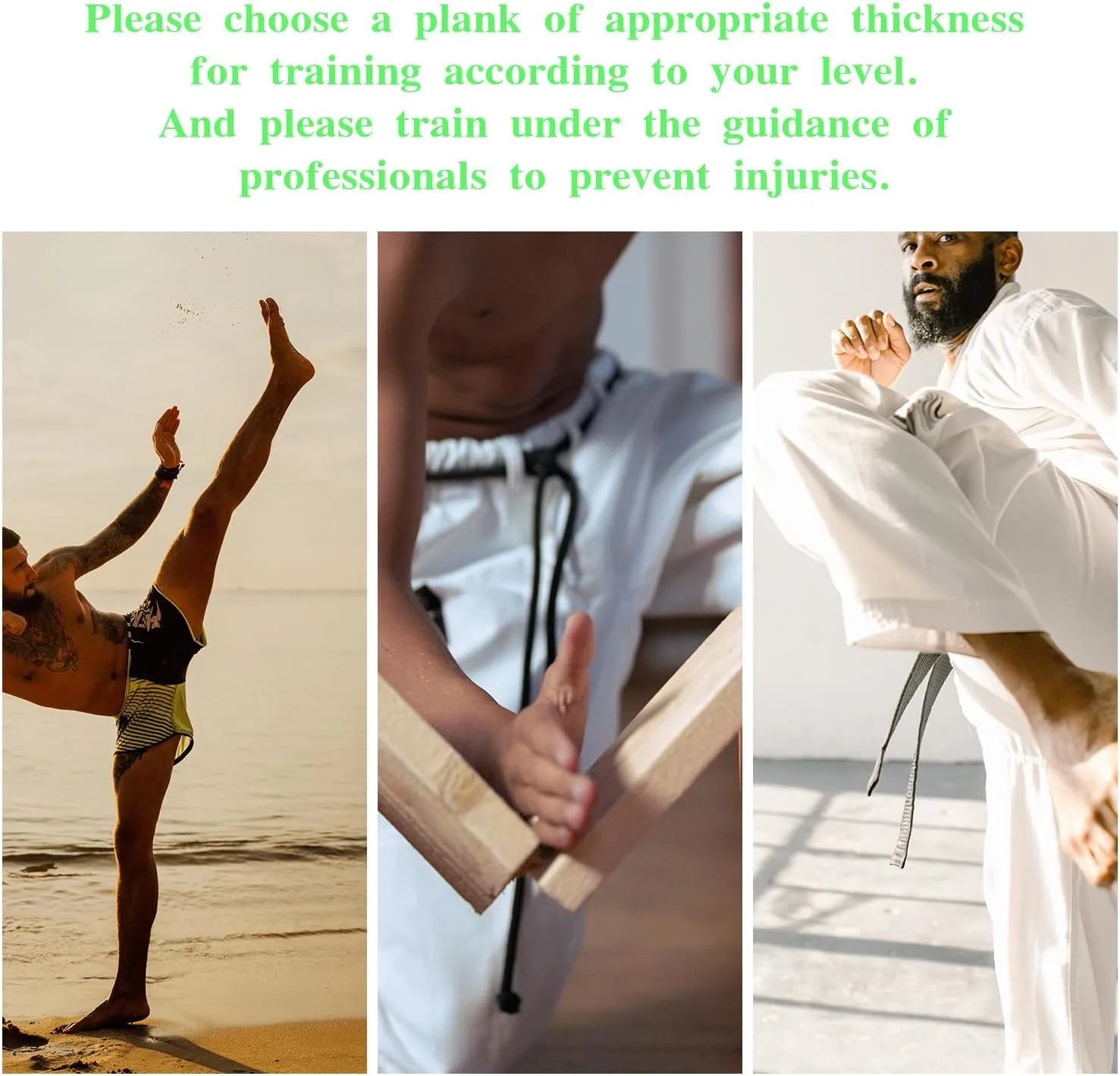 12pcs Taekwondo Karate Breaking Boards,17mm,13mm,9mm Thicknesses Breaking Boards Martial Arts,Wood Boards for Breaking,ata Taekwondo Rebreakable Boards Practice Performing for Adult.