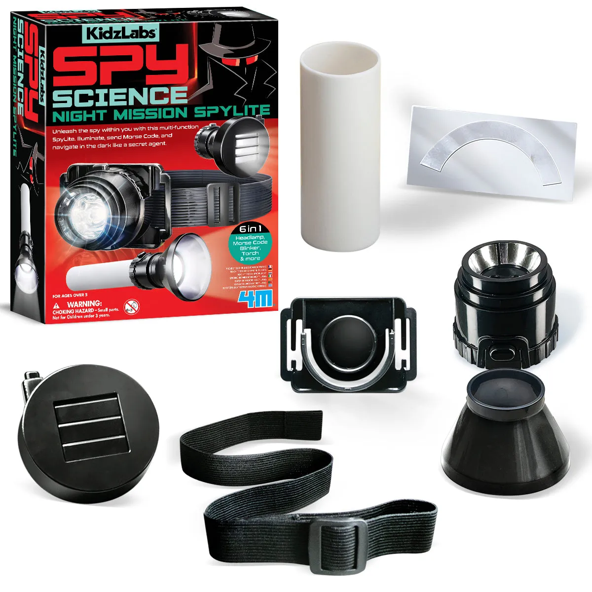 4M - Kidzlabs - Spy Science Night Mission Spylite