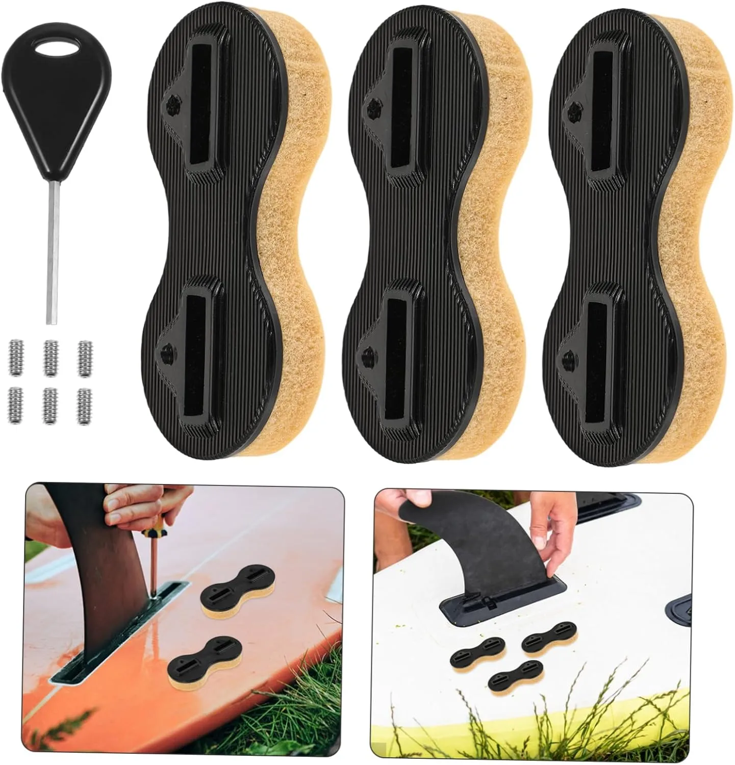 BESPORTBLE 1 Set Surf Fin Box Balance Tool