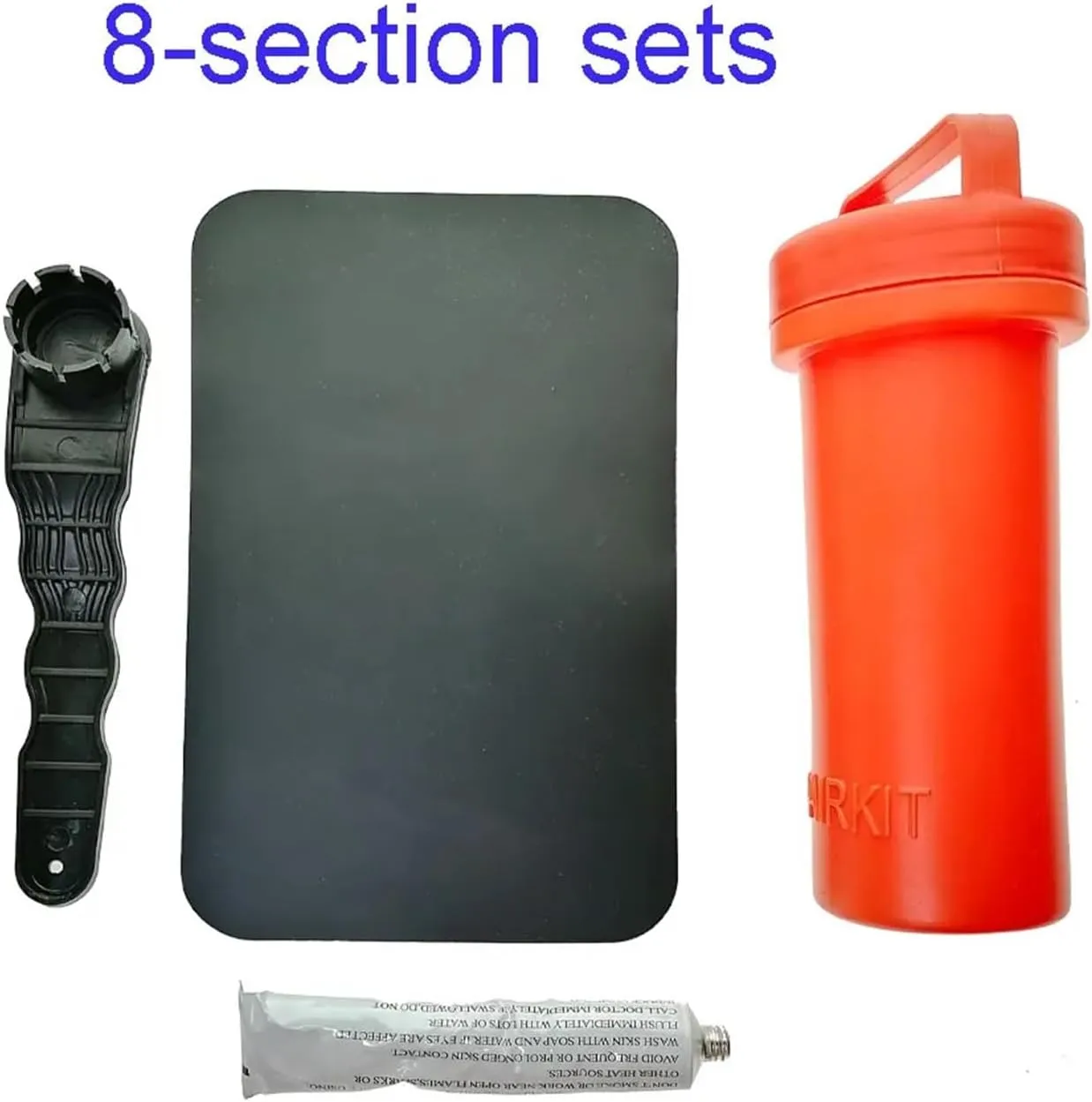 Boat Repairing Kit Inflatable Boat Stand Up Paddle Board Repair Kit Valve Key Patch Box Container Accessories
