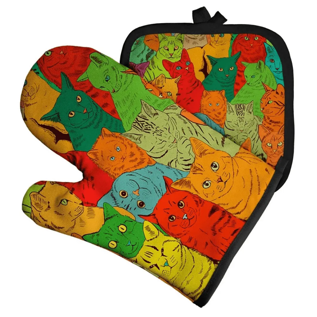 Catto Oven Mitt and Potholder Set