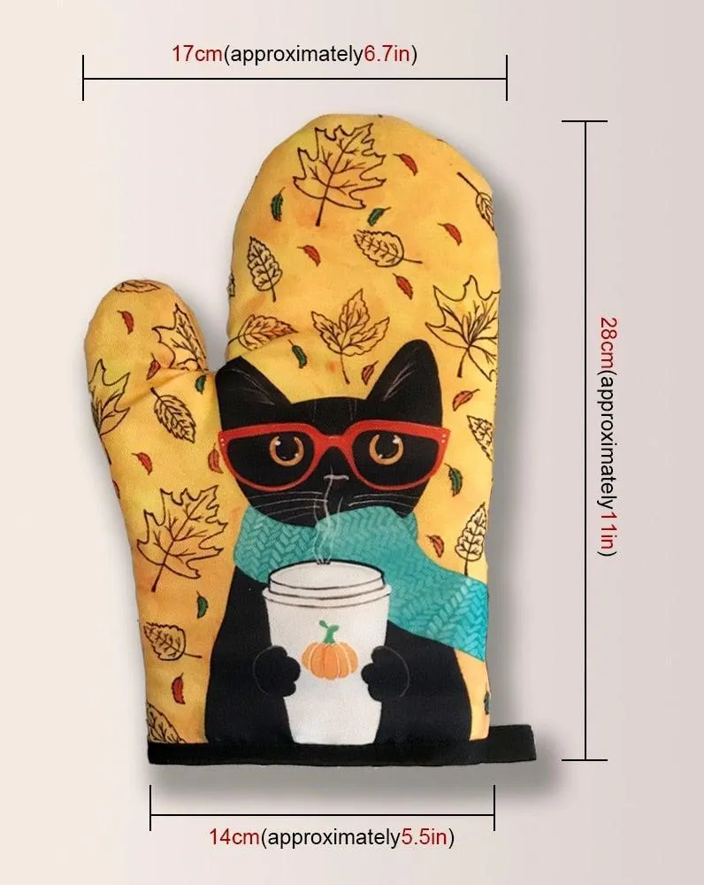 Catto Oven Mitt and Potholder Set