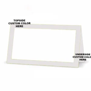 Custom Color Place Cards - Tent Style