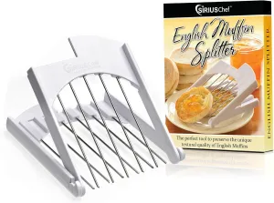 English Muffin Splitter for Biscuit and Crumpets, Useful Kitchen Tools
