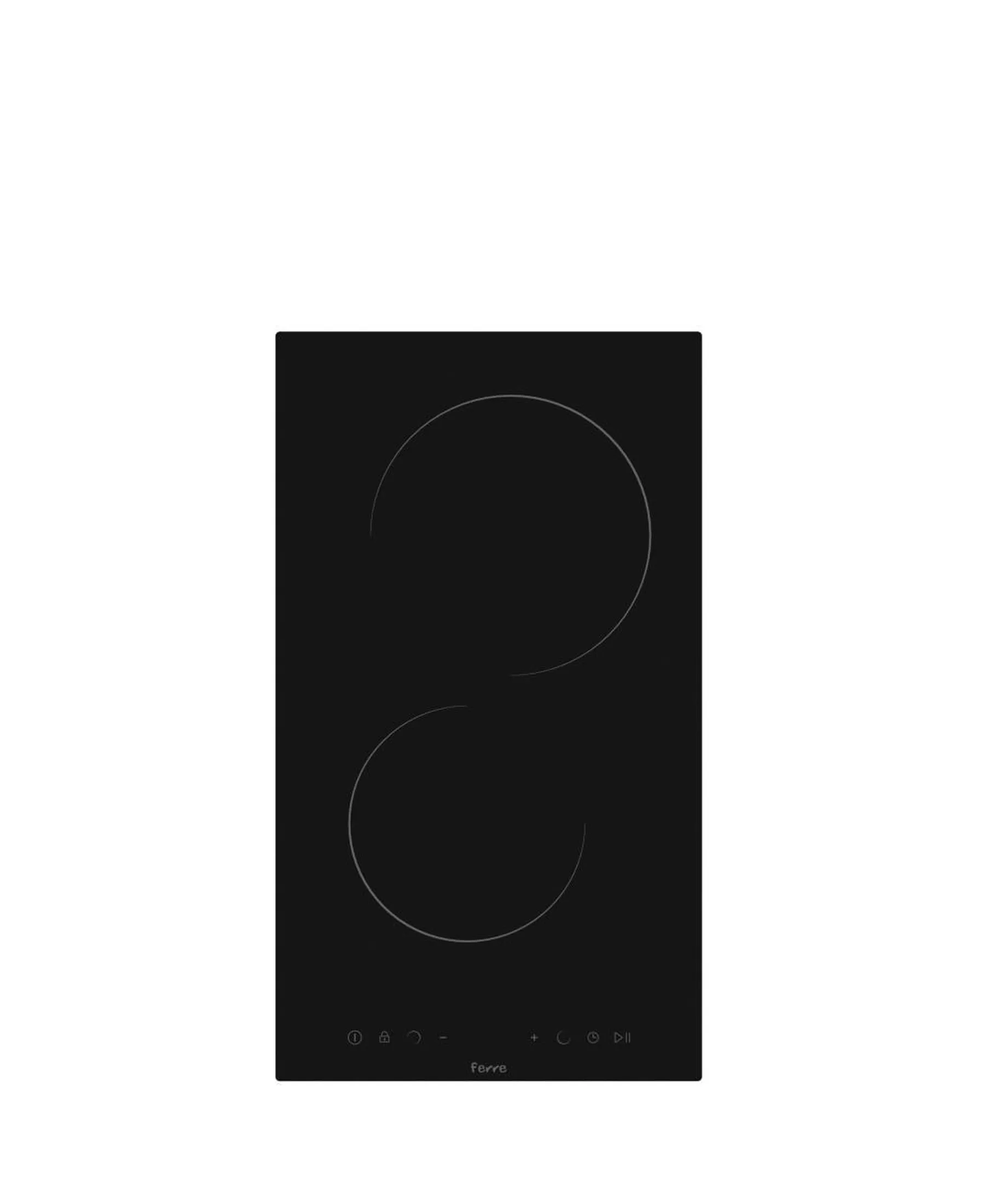 Ferre 2 Zone Vitroceramic Hob- Black