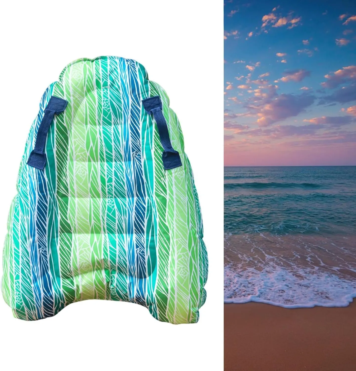 Inflatable Surfboard, Inflatable Water Float for Children, Surfing Body Board, Inflatable Pool Raft for Vacation Beach Party