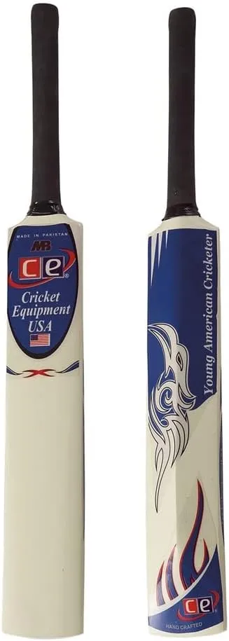 Junior Cricket Bat Set Wooden Gift Size 4, 6 Includes Stumps Ball Bat Carrying Bag