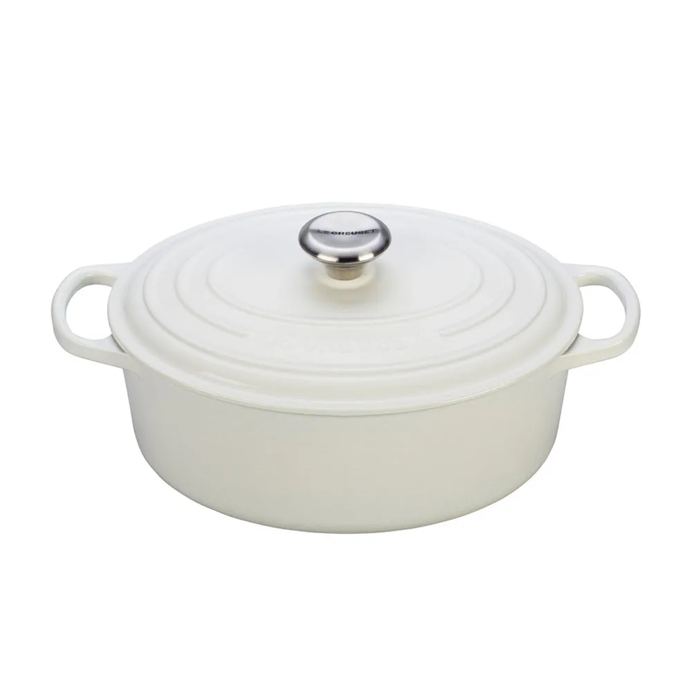 Le Creuset - 5 Qt. Signature Oval Oven - White