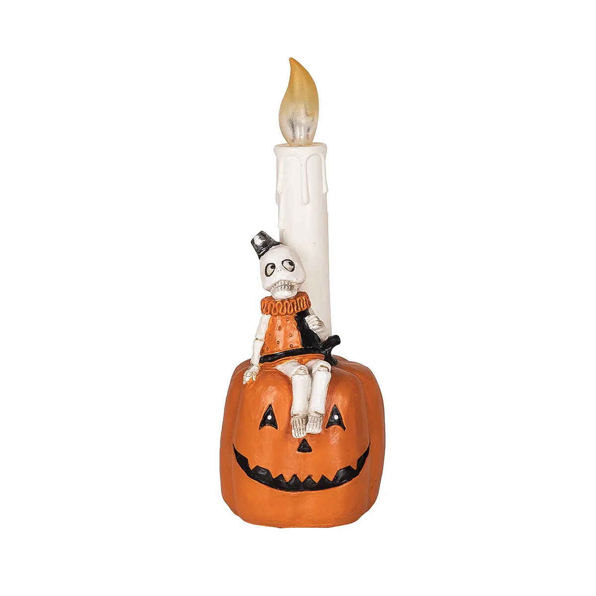 LED Jack-o-Lantern Candle Figurine