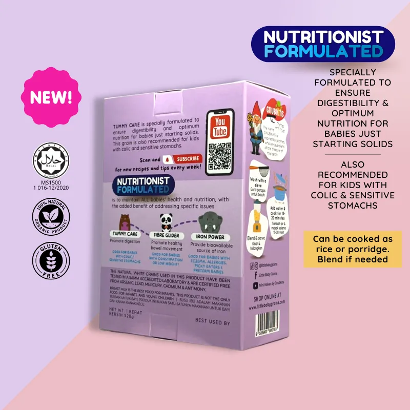 Little Baby Grains Nutritionist Formulated Tummy Care 6  Months 520g