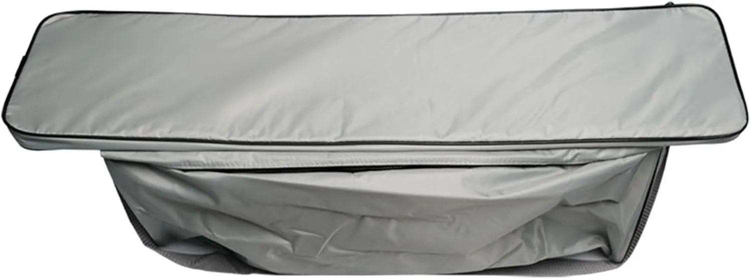 Padded Boat Cushion  Lightweight Inflatable Seat Support | Under Bench Storage Organizer Water-Resistant Bag for Marine Gear Transport Outdoor Rafting