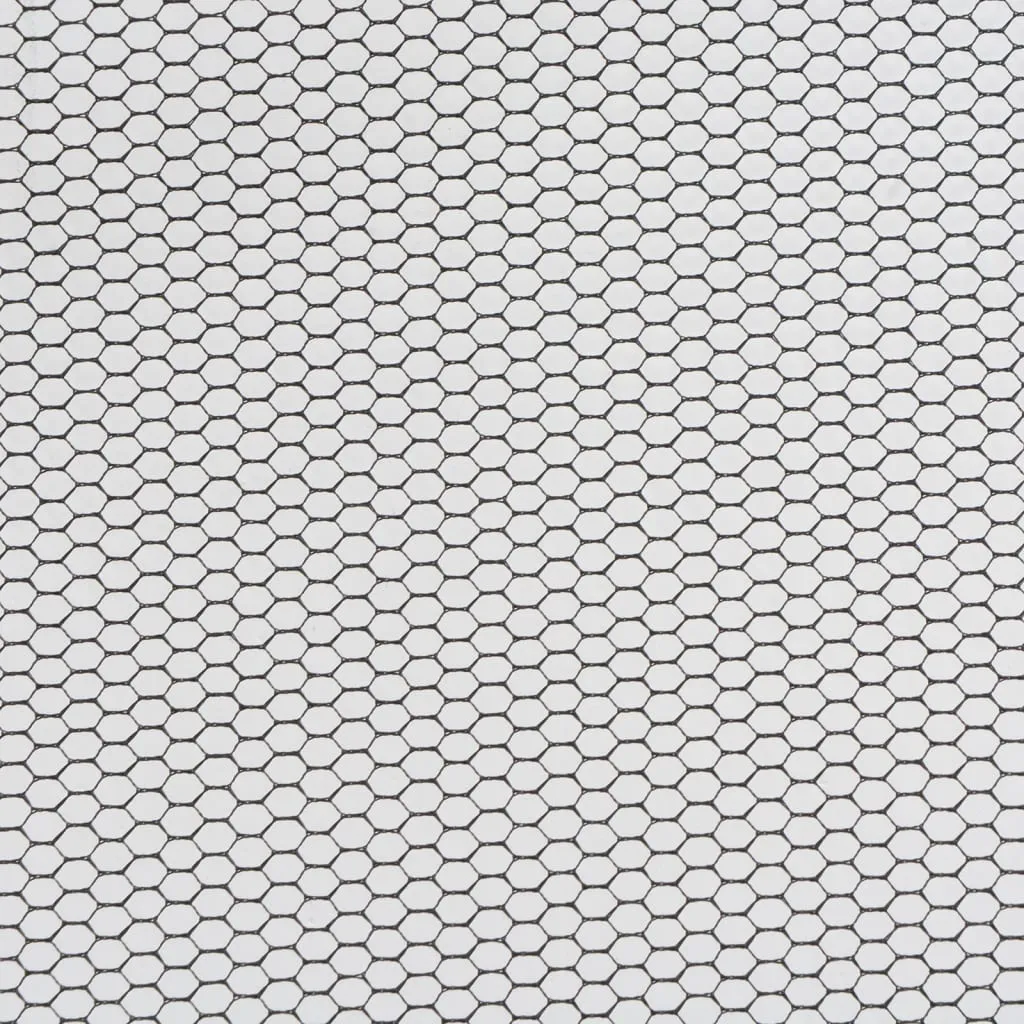 Party Tent Sidewall 2 pcs White and Black Mesh