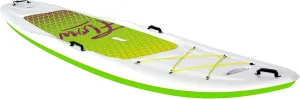 Pelican - Flow 106 Hardshell Stand-Up Paddle Board - Lightweight Board with a Bottom Fin for Paddling, Non-Slip Deck - Perfect for Youth & Adult - 10.2 ft