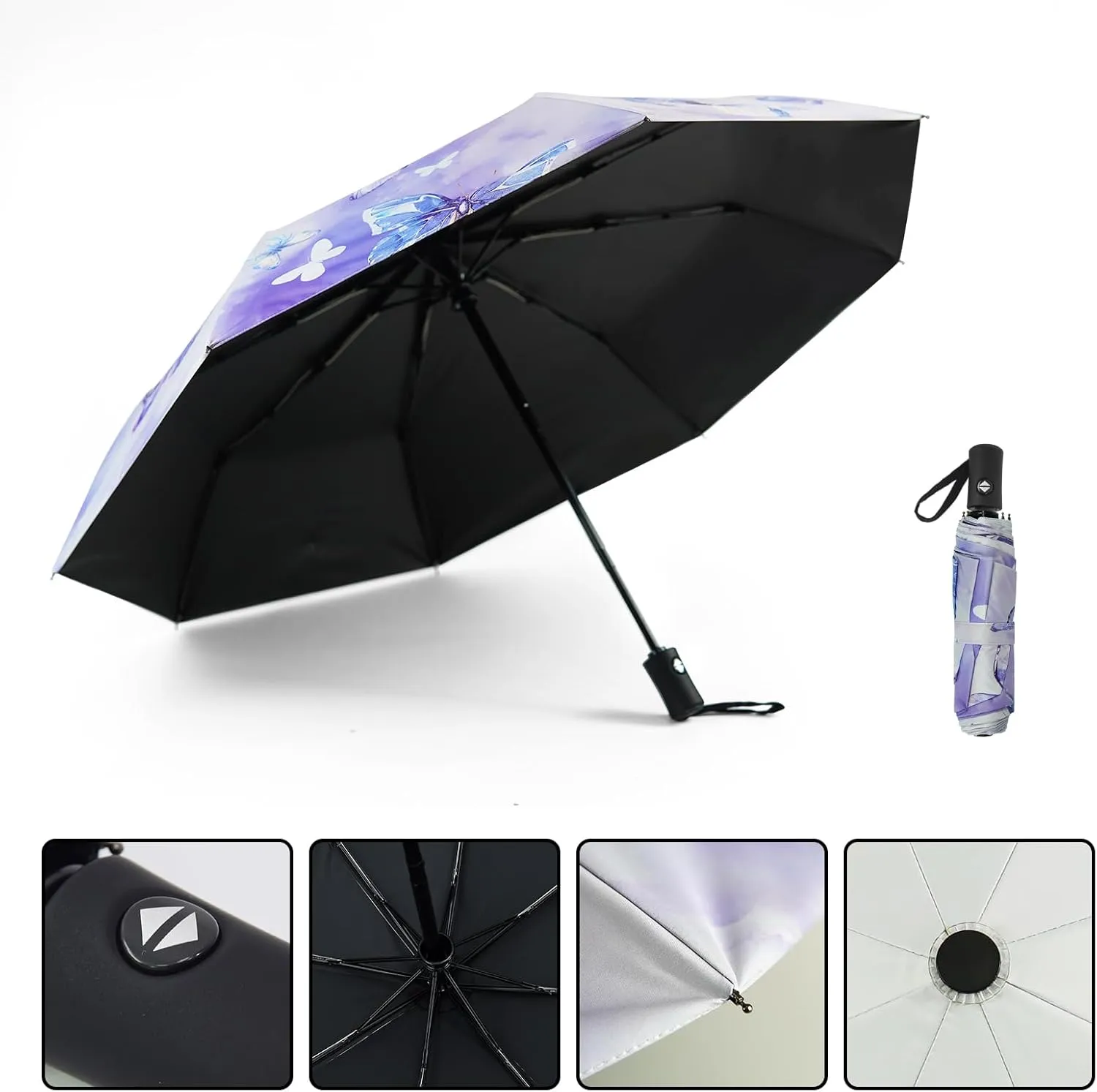 SY COMPACT Travel Umbrella Windproof Automatic Umbrellas-Factory Outlet umbrella